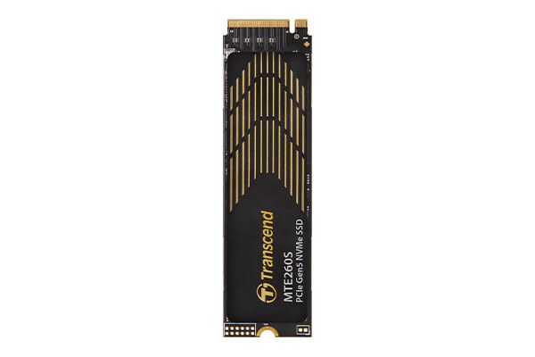 TRANSCEND 2TB MTE260S PCI-E GEN 5X4 M.2 NVMe 2280 SSD 3D NAND -14000 MB/s Read 11000 MB/s Write- Graphen Heat Spreader -1500TBW