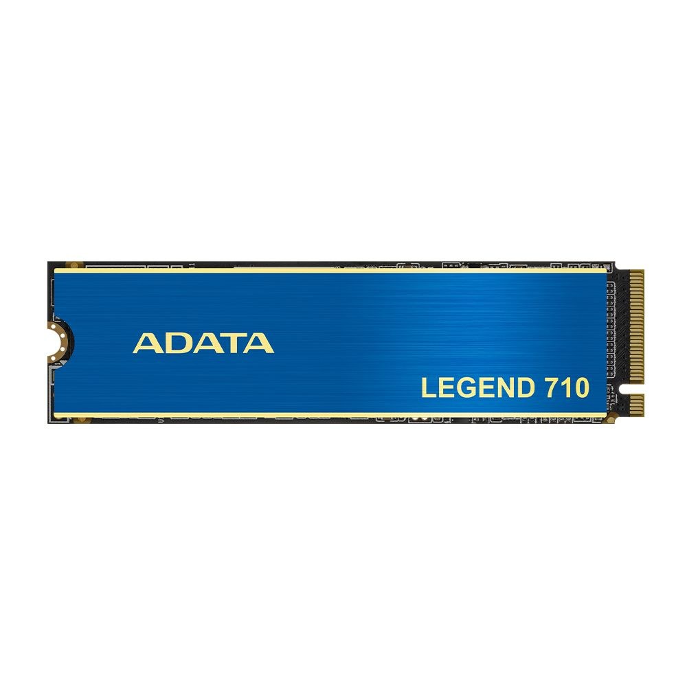 ADATA ALEG-710-2TCS 2Tb/2000Gb Legend710 series ( with removable aluminum heatsink ) - NGFF ( M.2 ) 3D QLC SSD with NVMe PCIe Gen3 x4 mode , type 2280 -22x80x3.13mm (single sided) , supports HMB (Host Memory Buffer) , with SRT+RST+256bit AES encryption , Realtek RTS5766DL 4-ch controller , burst performance read/write : 2400/1800 mb/sec ; random ioPS 4K read/write : 200000/150000 , 1.5millions MTBF with 520TB TBW - 3 years warranty