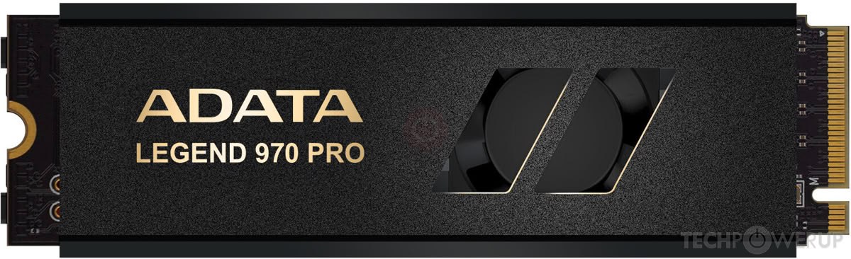 ADATA SLEG-970P-2TCi 2000Gb/2Tb Legend 970P serie - Gen5x4 , thermal guard XTREME ( aluminum fins with dual heatpipes + fan ) - NGFF(M.2) 3D TLC SSD with NVMe 2.0 PCIe Gen5x4 mode SSD , type 2280 -24x81x18mm , innogrit ig5666 controller ( ARM Cortex R8 quad-cores / 8-channel ) with ddr4 cache , LDPC (Low Density Parity Check) ECC , built-in hardware AES-256 encryption , read : 14000mb/sec / write 10000mb/sec , Random read / write 4K ioPS : 1800000 / 1300000 , 1.6millions MTBF with 1480TB TBW - 5 years warranty