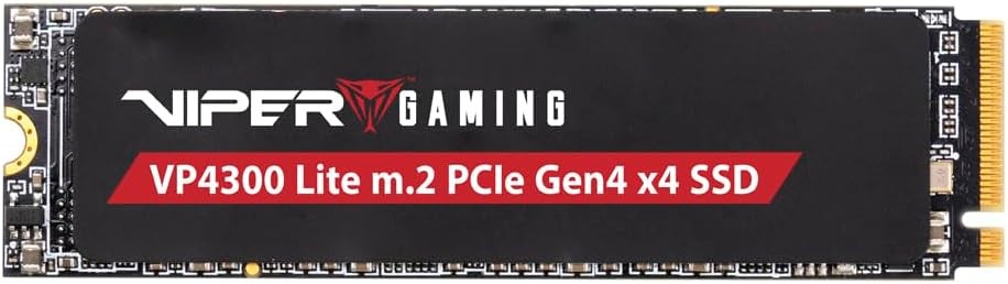 Patriot VIPER VP4300 Lite 4TB M.2 PCIe Gen4 x4 SSD for PS5
