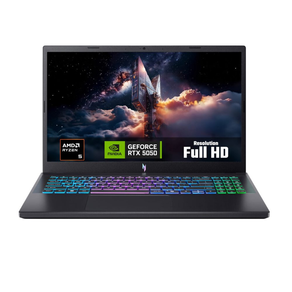 ACER Nitro V AMD Ryzen 5 150| 15,6" FHD IPS 165Hz |NVIDIA® GeForce RTX™ 5050 8G-GDDR7 | 16GB DDR5 Memory|512GB PCIe NVMe SSD |Wifi 6 + BT5 Killer | Backlight Keyboard | Win 11 Home