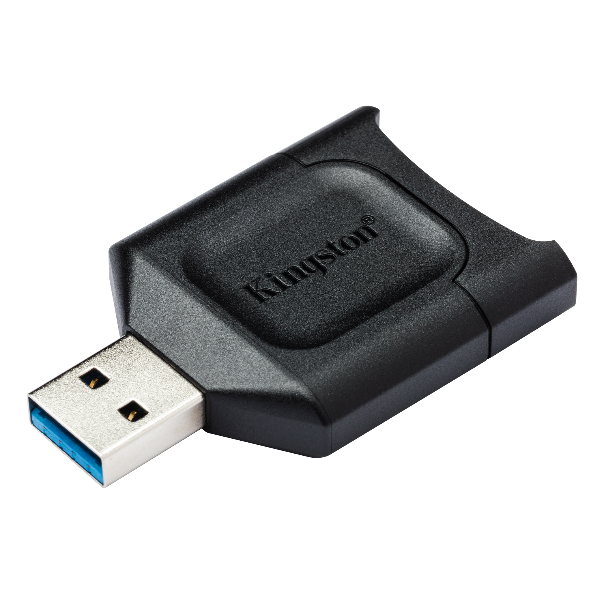 Kingston MLP SDHC/SDXC ( UHS-I + UHS-ii ) usb3 gen1 type-A card reader ( flash drive type ) , 51.8x33.5x9mm