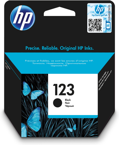 HP Blister 123 Original Black Ink Cartridgefor Deskjet 2130