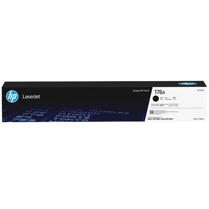 HP 176A Black Original LaserJet Toner Cartridge for HP Laserjet Enterprise 8501dn/8501x with 45000 page yield