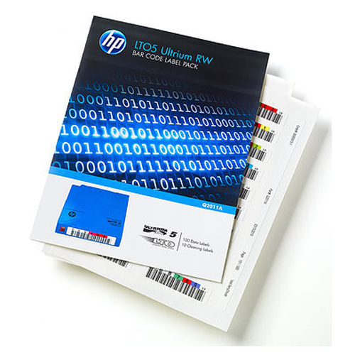 Hpe Lto-5 Ultrium Rw Automation Bar Code Labels (110pack)