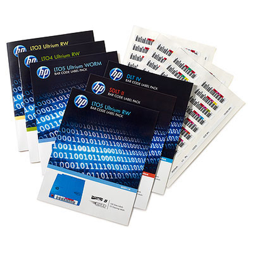Hpe Lto-6 Ultrium Rw Bar Code Label-pack