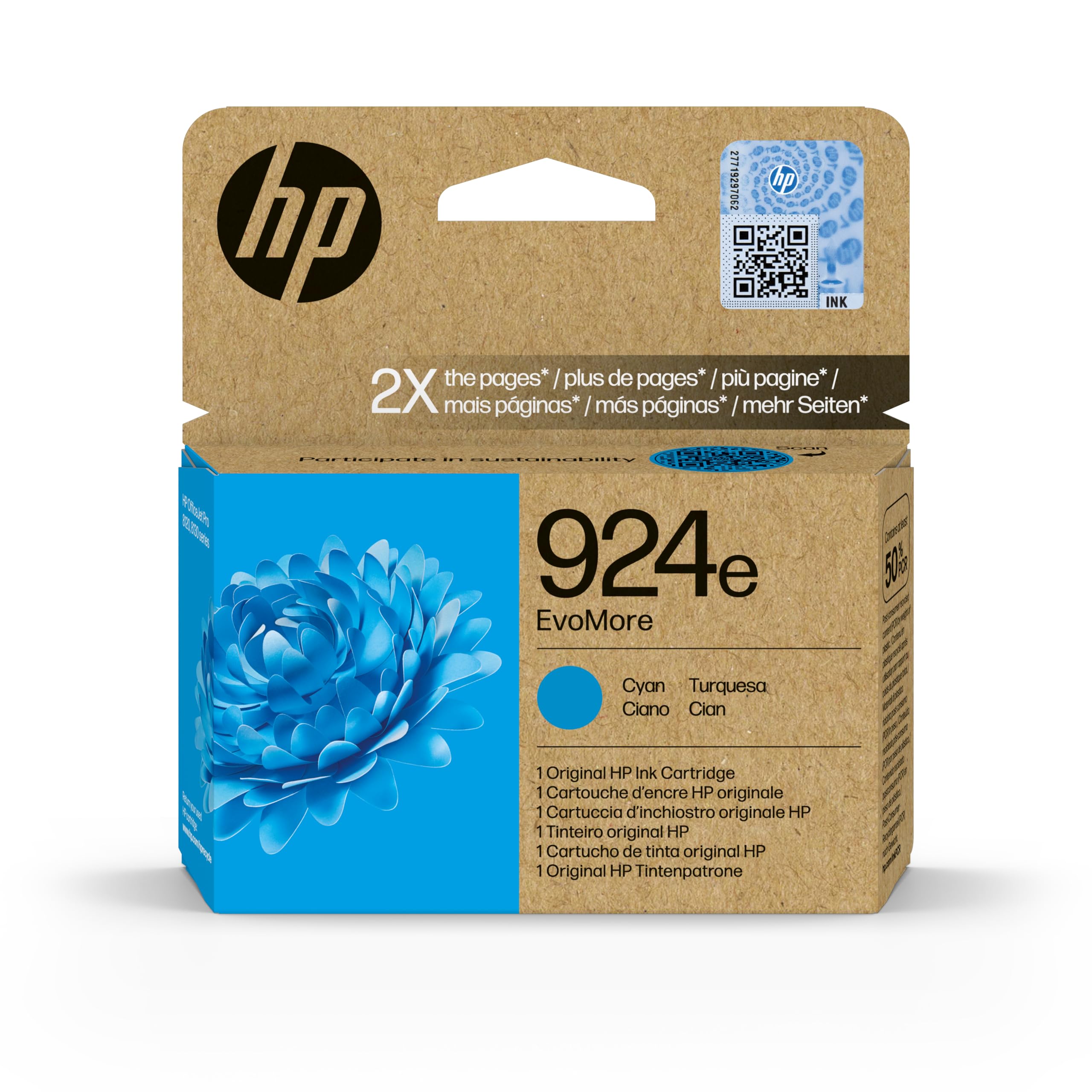 HP 4K0W0PE 925E Cyan 800p