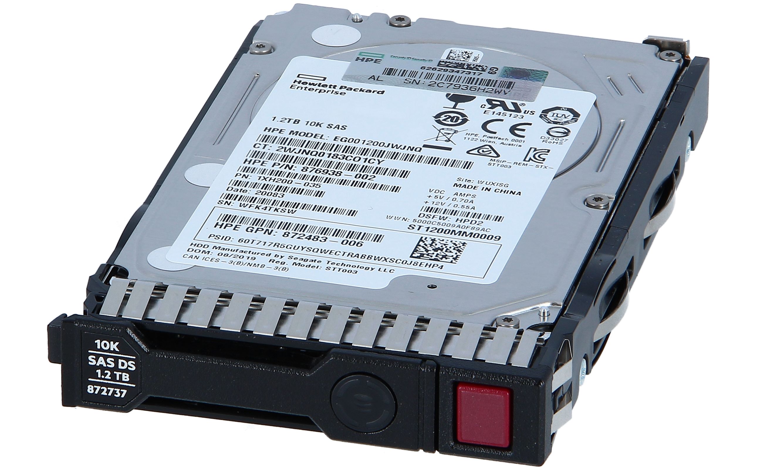 Unknown HP 1.2TB SAS 10K SFF SC DS HDD
