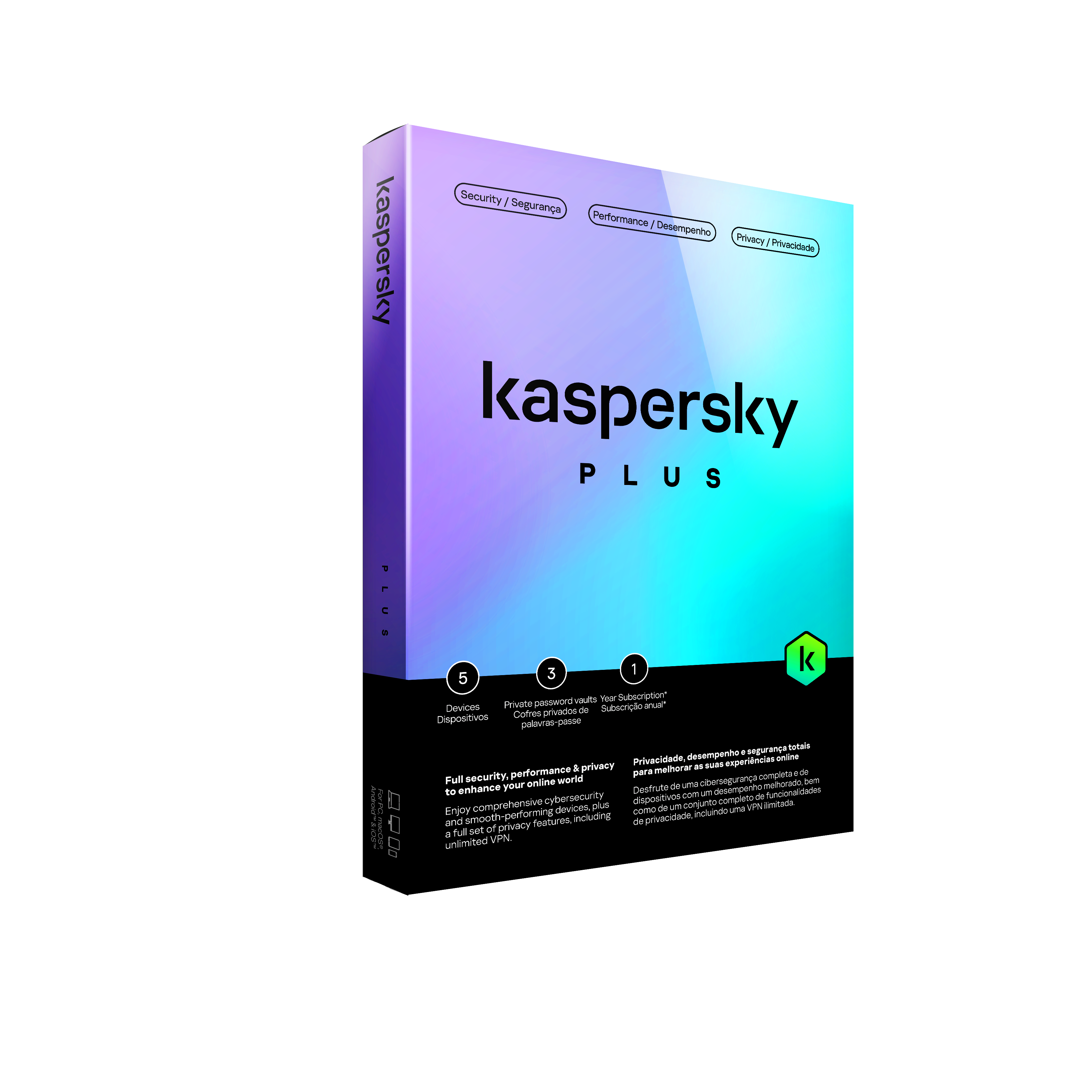 Unknown KASPERSKY_PLUS_5DEV_1Y_PAP_DVD_NOCD_SAFR