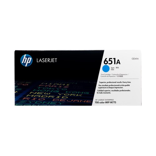 HP ce341a no.651a Cyan toner , 16000pages - for HP LaserJet Enterprise 700 Colour MFP M775