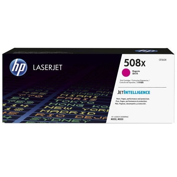 HP 508x Original Magenta Laserjet Toner Cartridge For HP Color Laserjet M552:m553:m577:e55040:e57540