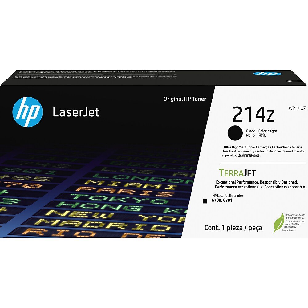 HP 214z Ultra High Yield Original Black Laserjet Toner Cartridge For 6700 Ent Sfp