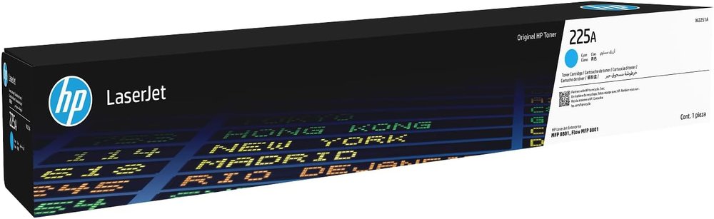 HP 225A CyanOriginal LaserJet Toner Cartridge for HP Colour Laserjet Enterprise MFP 8801DN with 40000 page yield