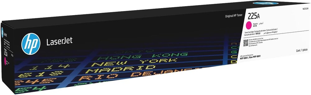 HP 225A Magenta Original LaserJet Toner Cartridge for HP Colour Laserjet Enterprise MFP 8801DN with 40000 page yield