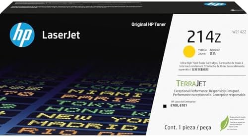 HP 214z Ultra High Yield Original Yellow Conract Laserjet Toner Cartridge For 6700 Ent Sfp