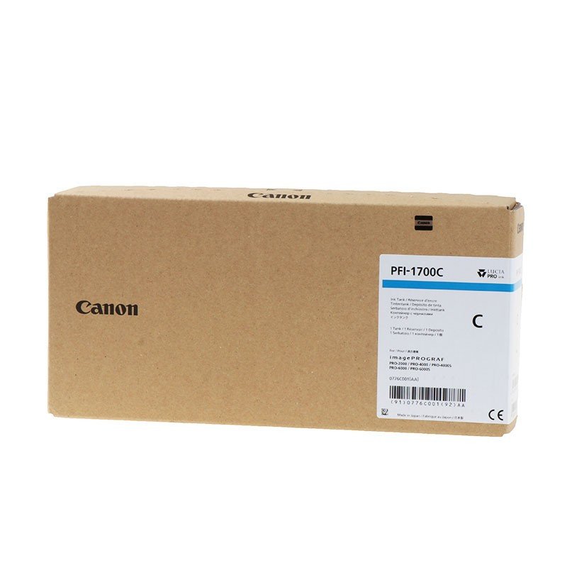 Canon Pfi-1700 Ink Tank Cyan Printer Pro - 2000 Eur