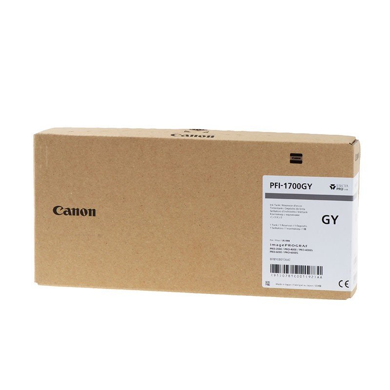 Canon Pfi-1700 Ink Tank Grey Printer Pro - 2000 Eur