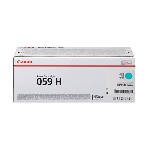 Canon Crg-059h High Yield Cyan Cartridge Lbp852c Series