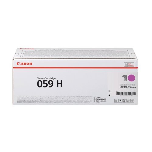 Canon Crg-059h High Yield Magenta Cartridge Lbp852c Series